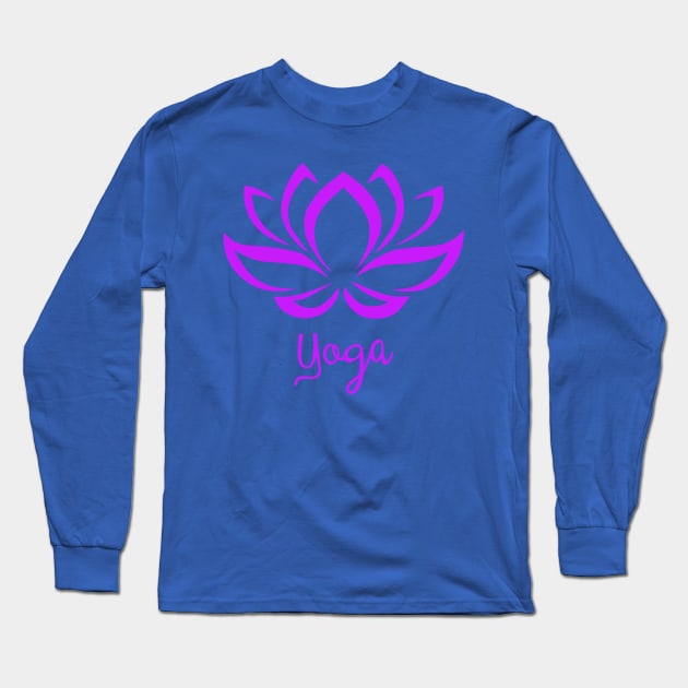 Yoga Teacher Long Sleeve T-Shirt by Scar